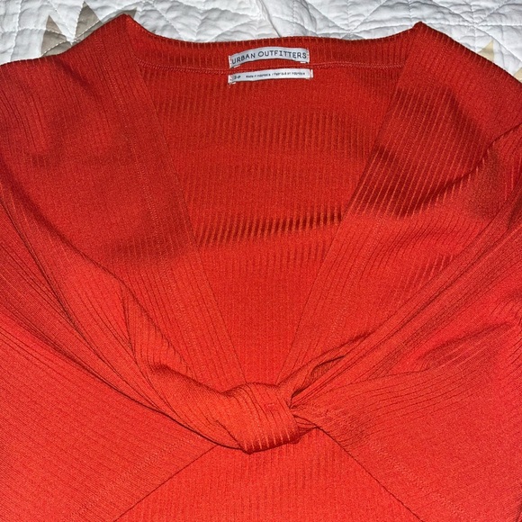 Urban outfitters orange crop top ￼ - Picture 2 of 5